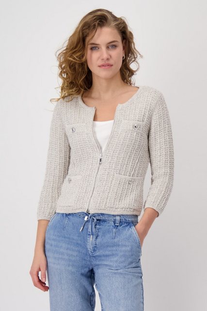 Monari Strickjacke mit Zierknöpfen günstig online kaufen