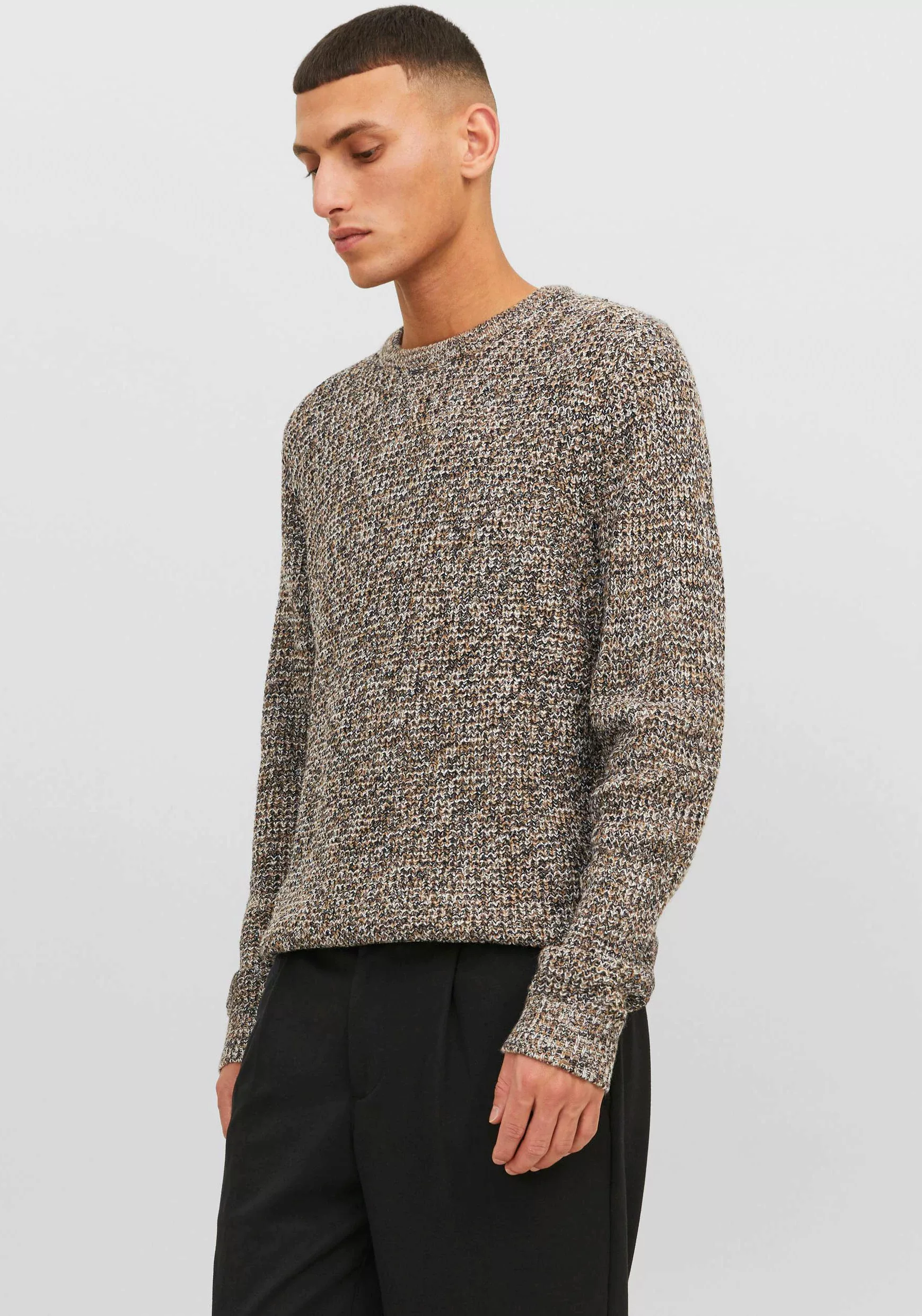 Jack & Jones Rundhalspullover "JJEWILLIAM KNIT CREW NECK SN" günstig online kaufen