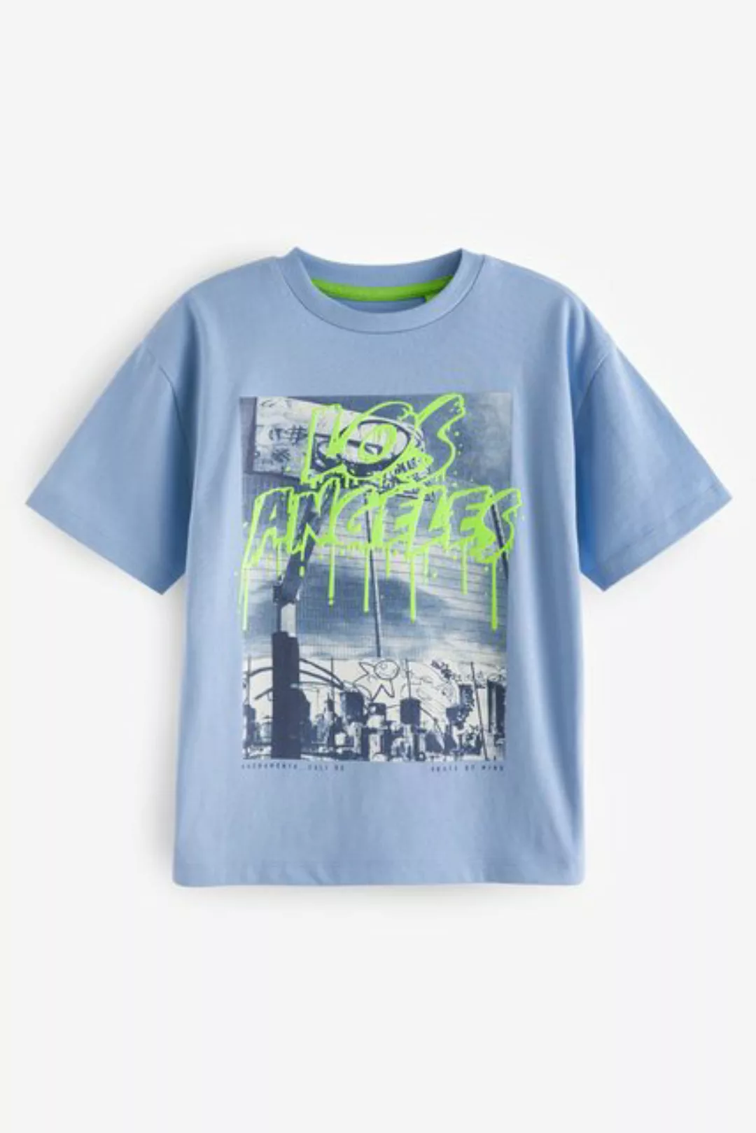 Next T-Shirt Relaxed Fit Kurzarm-T-Shirt mit Grafikprint (1-tlg) günstig online kaufen