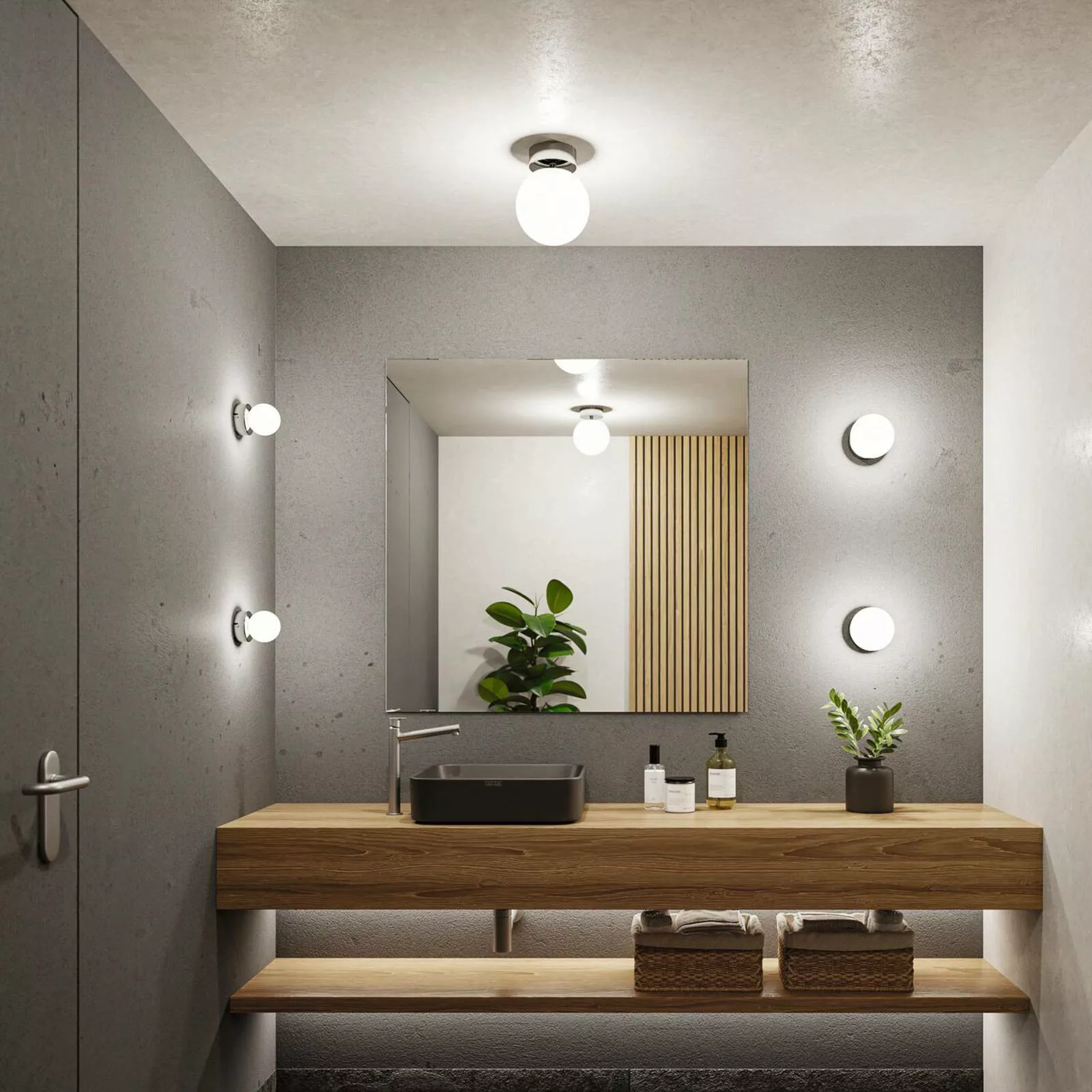 Paulmann Deckenleuchte »Selection Bathroom Gove IP44 max. 1x20W Satin, Glas günstig online kaufen