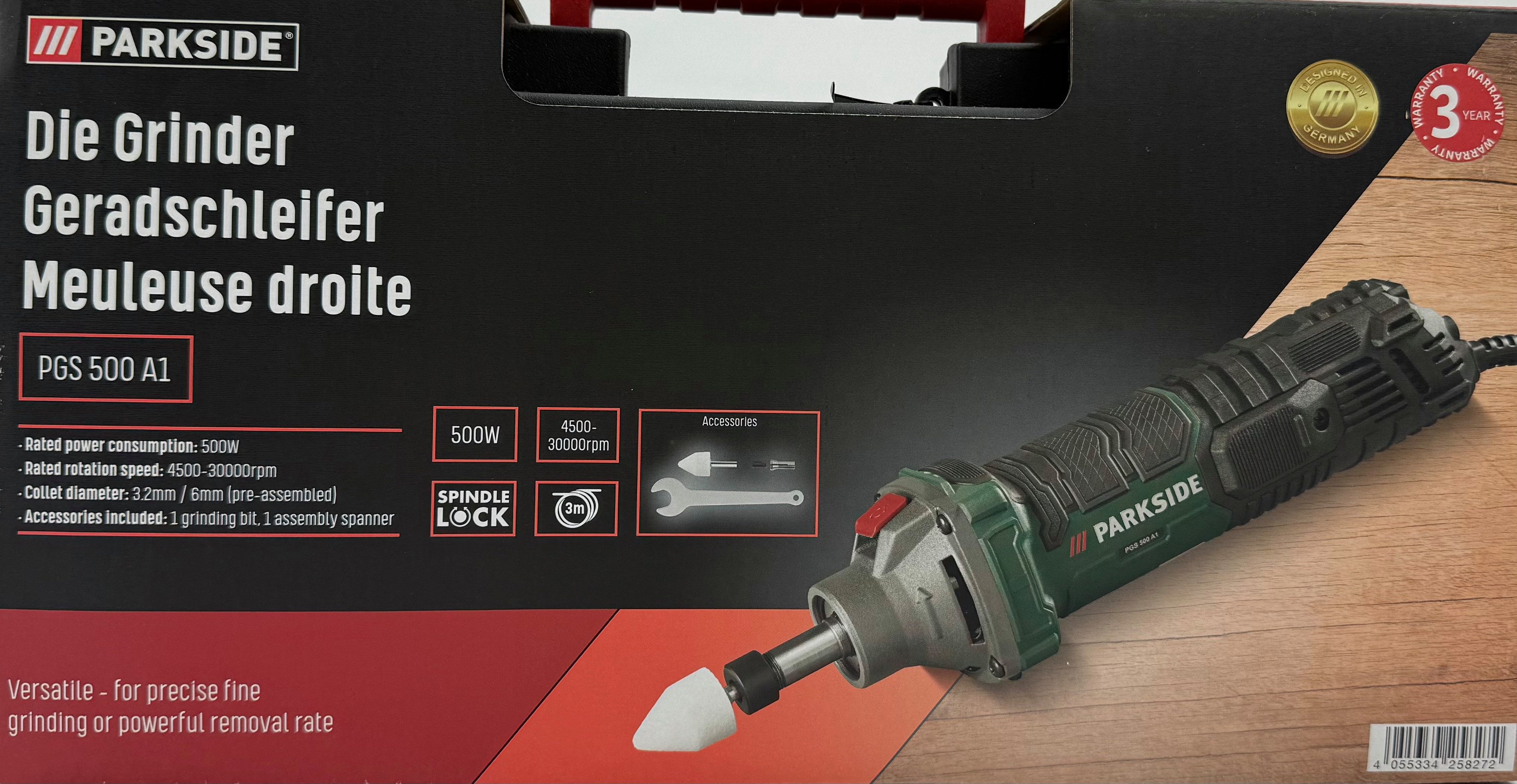 Parkside Geradschleifer PGS 500 A1, 500W, günstig online kaufen