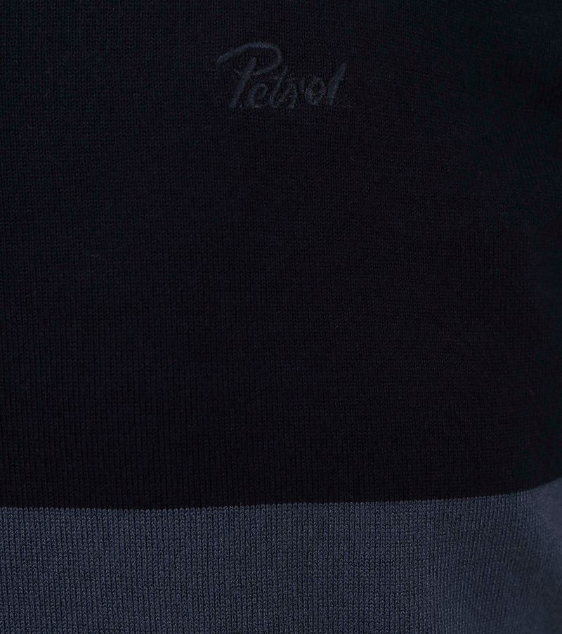Petrol Industries Poloshirt Zweifarbig Blau - Größe XL günstig online kaufen