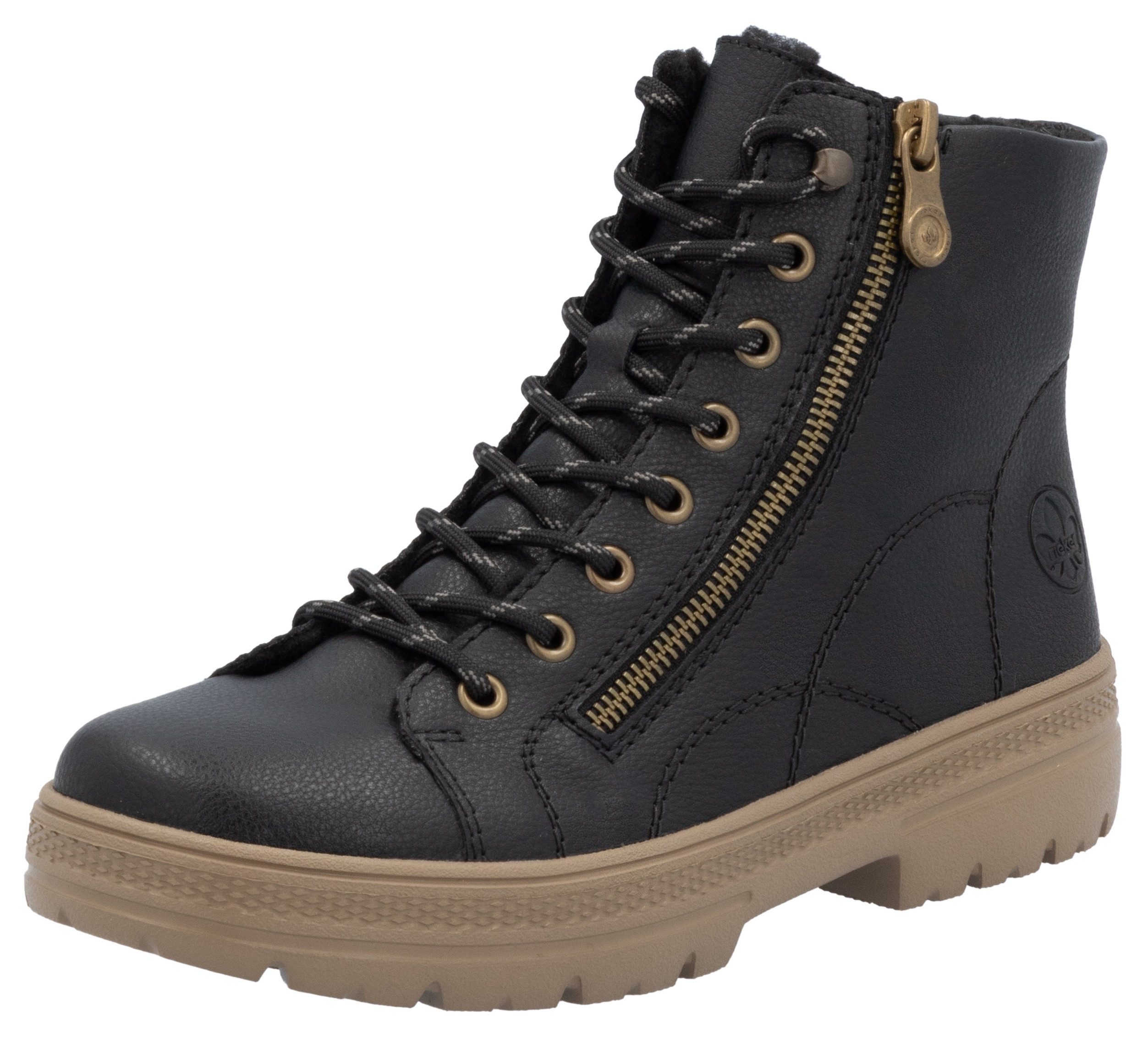 Rieker Winterboots, Schnürboots, Stiefelette, mit Reißverschluss günstig online kaufen