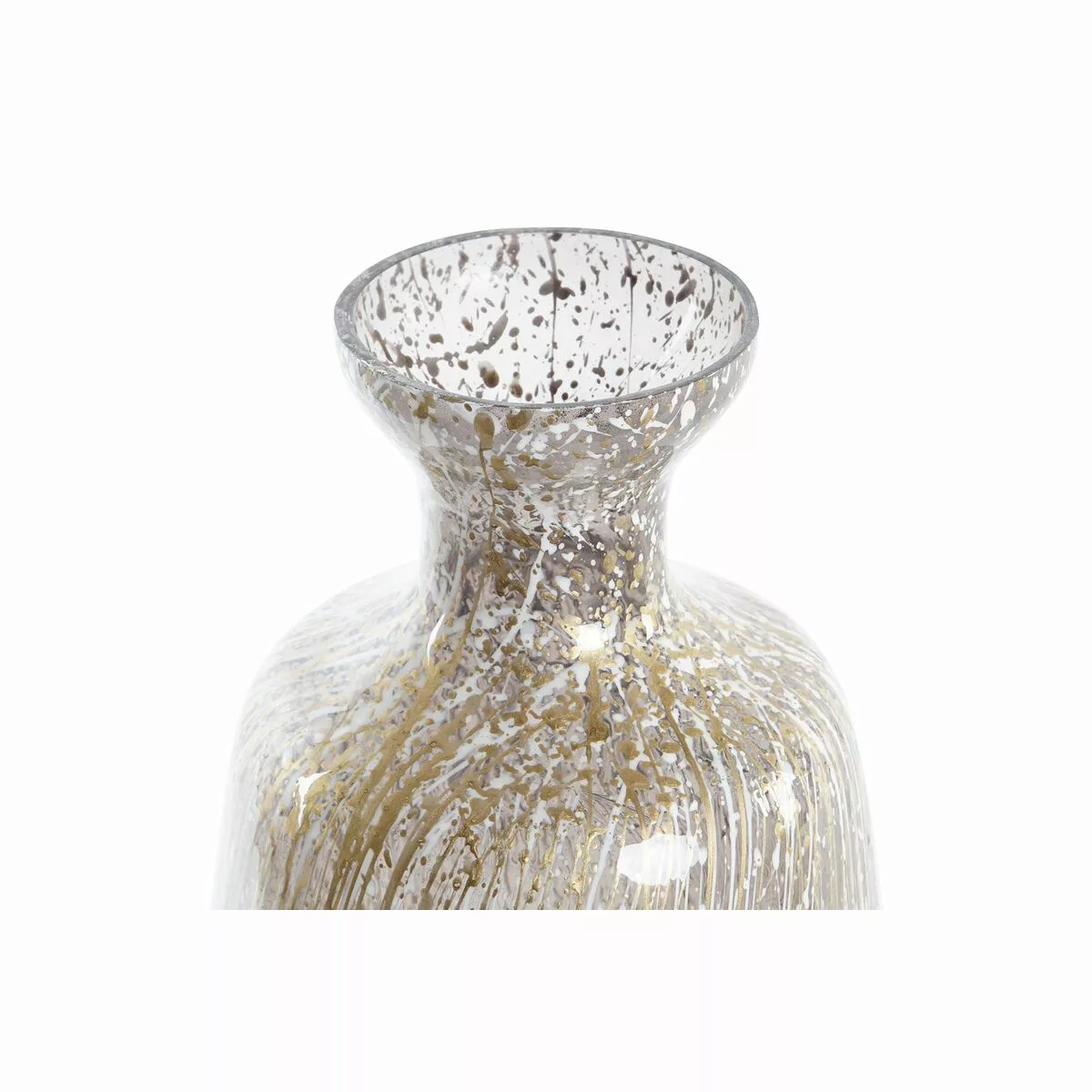 Vase Dkd Home Decor Kristall Zweifarbig (17 X 17 X 38 Cm) günstig online kaufen