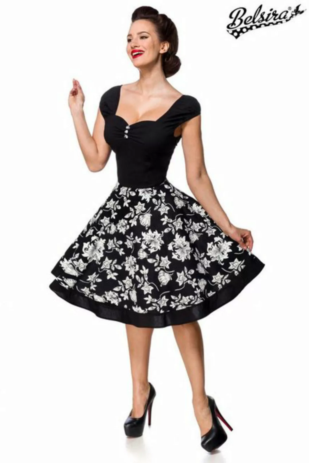 BELSIRA Trachtenkleid Belsira - Blumenkleid - (4XL,L,M,S,2XL) günstig online kaufen