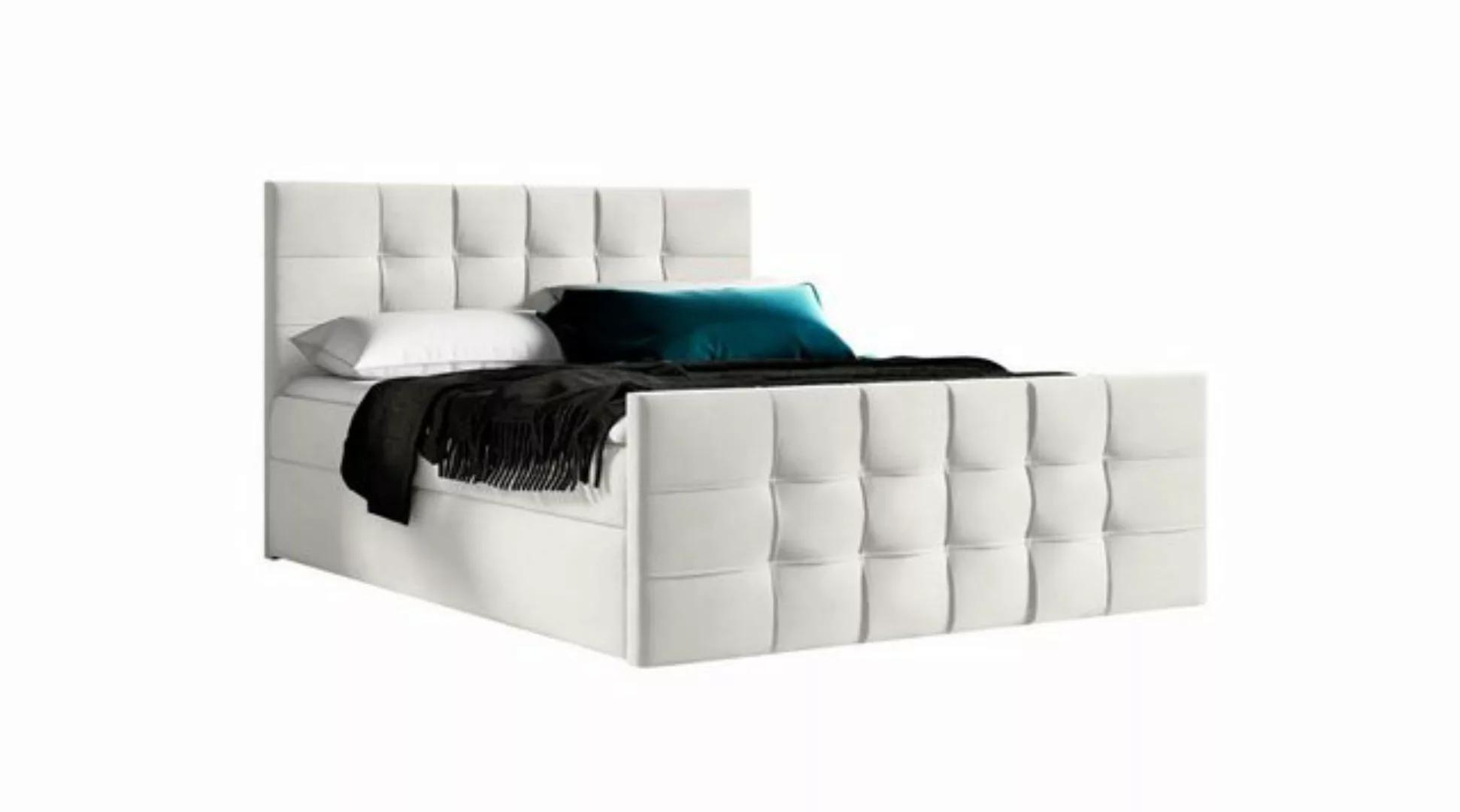 Stylefy Boxspringbett Luciano (Schlafzimmerbett, Bett), mit Bonellfederkern günstig online kaufen