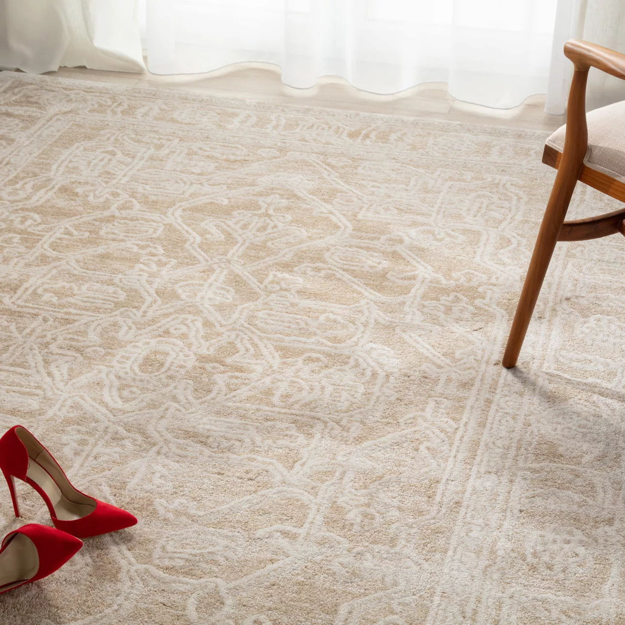 Teppich Caldera cream/camel 200x290 cm, 200x290 cm günstig online kaufen