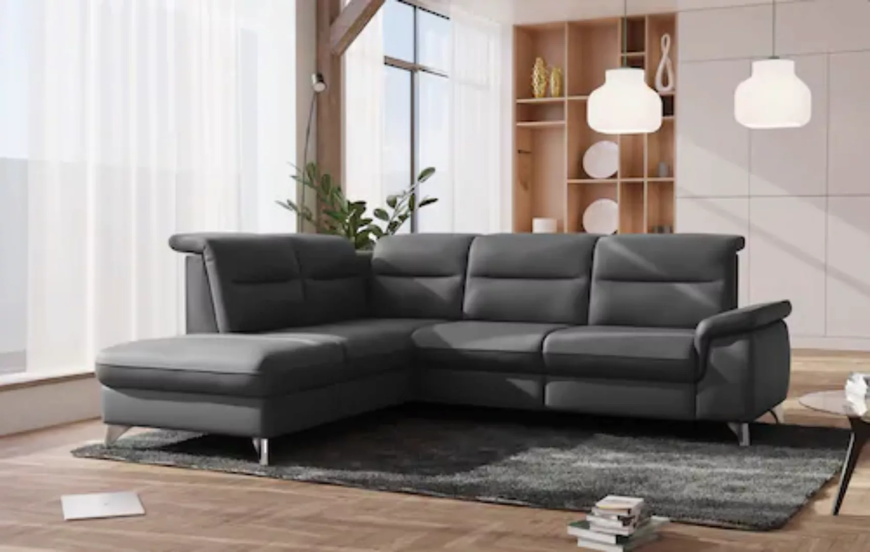 sit&more Ecksofa »Astoria L-Form«, wahlweise mit motorischer Relaxfunktion günstig online kaufen