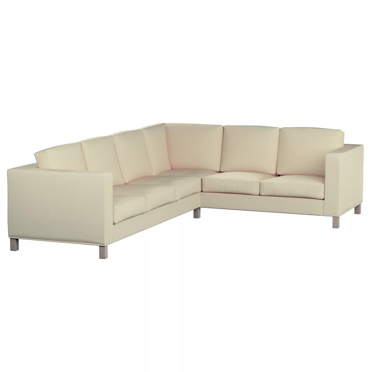 Bezug für Karlanda Sofa Ecke links, vanille, 36cm x 30cm x 50cm, Chenille ( günstig online kaufen