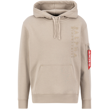 Alpha Industries  Sweatshirt Embroidery Hoodie - vintage sand günstig online kaufen