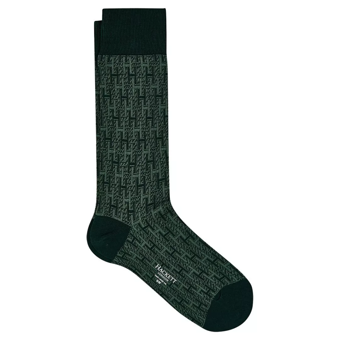 Hackett H Mosaic Socken M-L Green günstig online kaufen