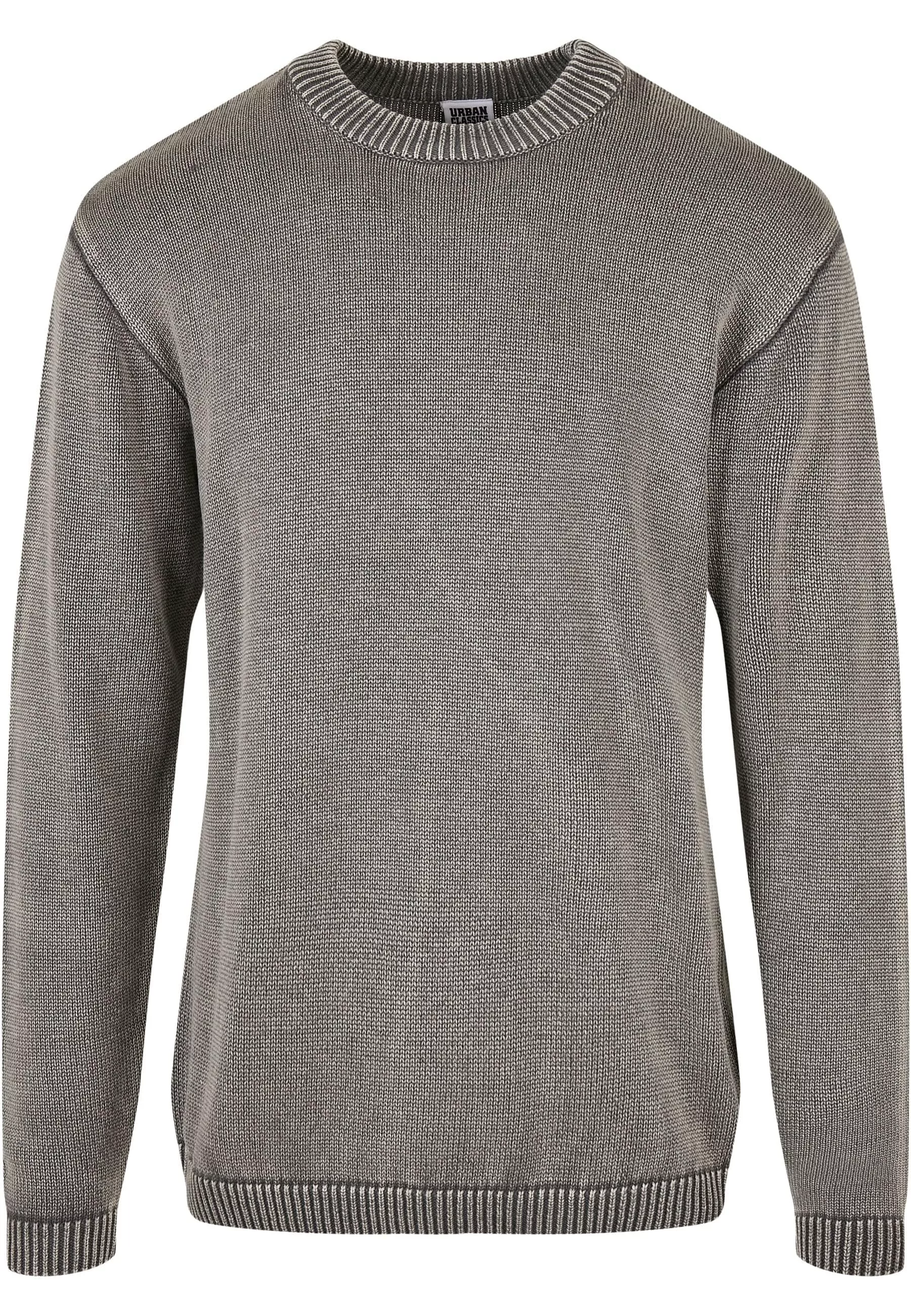 URBAN CLASSICS Rundhalspullover "Urban Classics Herren Washed Sweater" günstig online kaufen