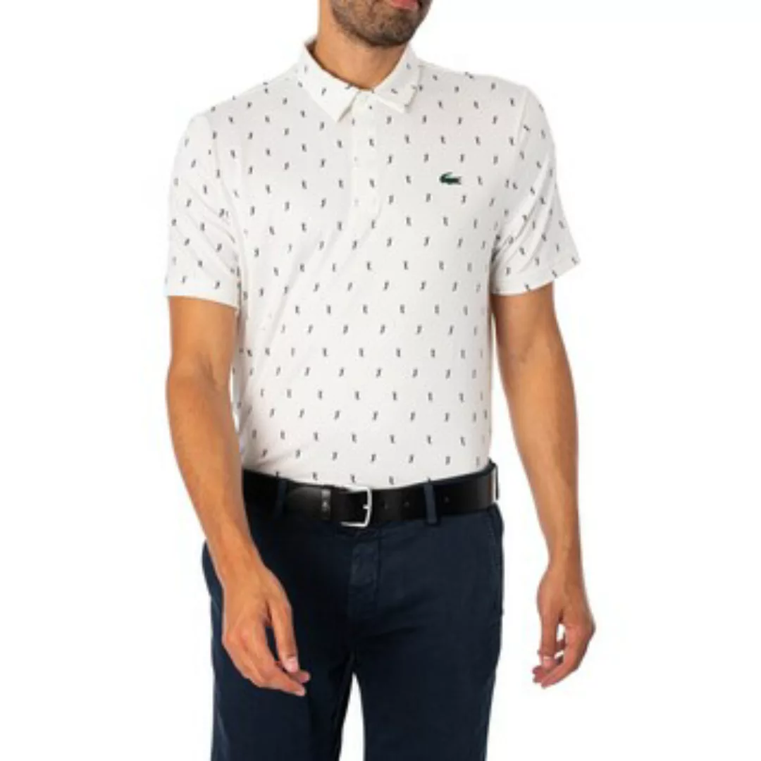 Lacoste  Poloshirt Bedrucktes Golf-Poloshirt Mit UV-Schutz günstig online kaufen