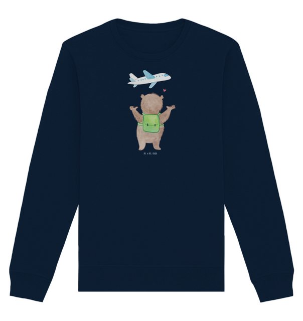 Mr. & Mrs. Panda Longpullover Größe M Bär Flugzeug - French Navy - Geschenk günstig online kaufen