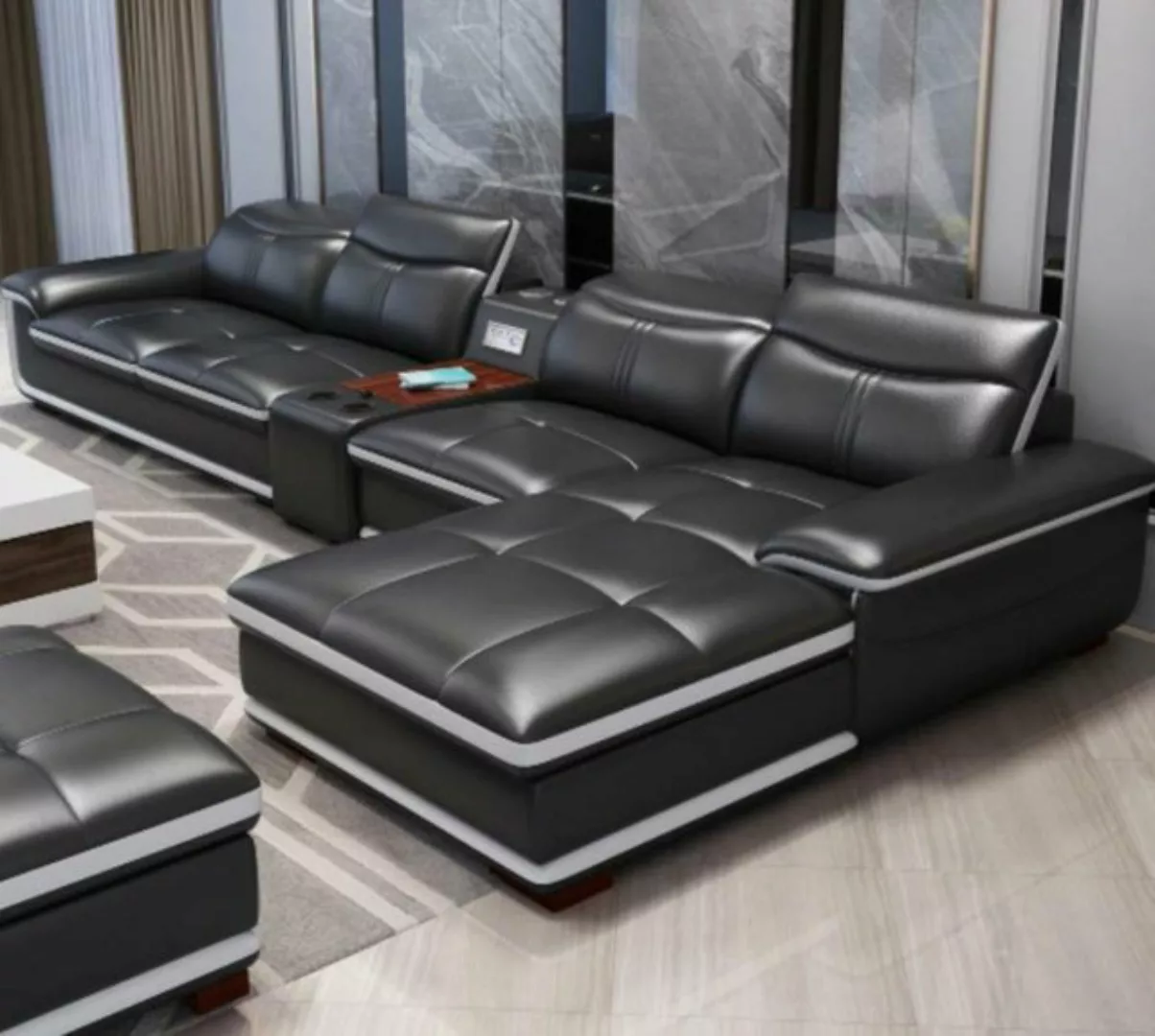 JVmoebel Ecksofa Ecksofas Sitz Möbel Wohnlandschaft Luxus Ecksofa L-form Po günstig online kaufen