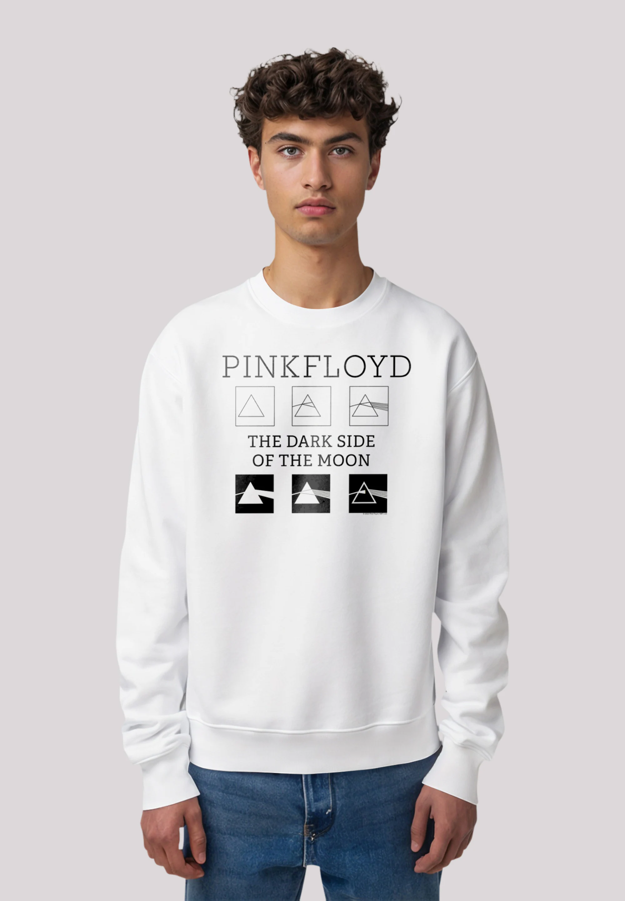 F4NT4STIC Sweatshirt "Pink Floyd Pyramids", Premium Qualität günstig online kaufen