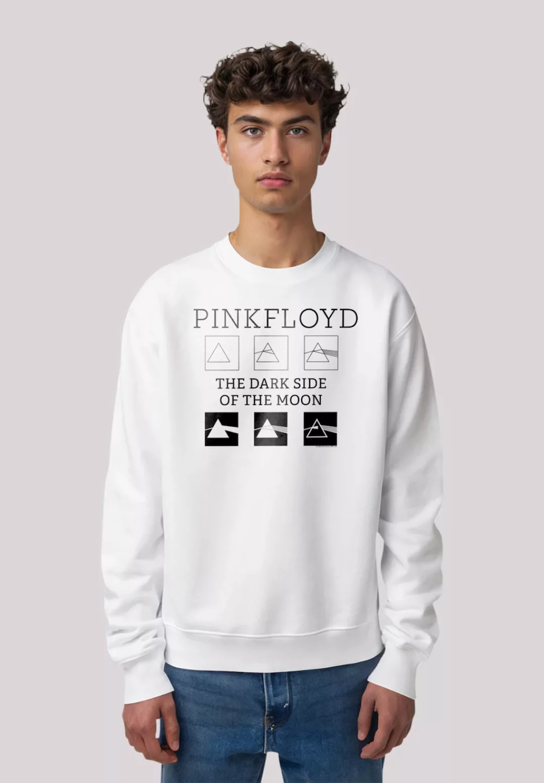 F4NT4STIC Sweatshirt "Pink Floyd Pyramids", Premium Qualität günstig online kaufen