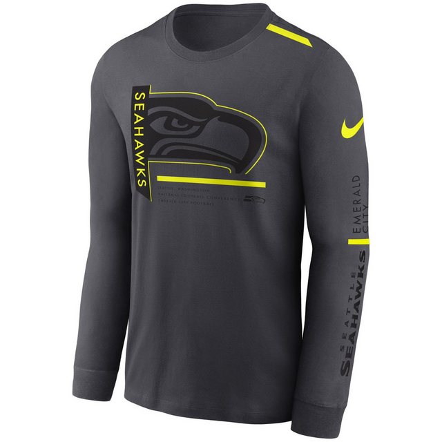 Nike Langarmshirt Seattle Seahawks DriFIT VOLT günstig online kaufen