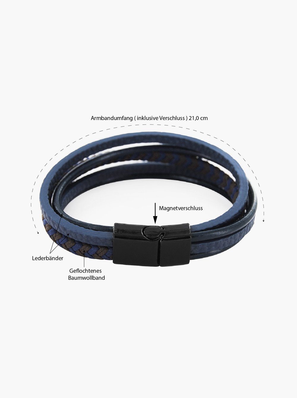 axy Lederarmband Herrenarmband Leder Armband mit günstig online kaufen