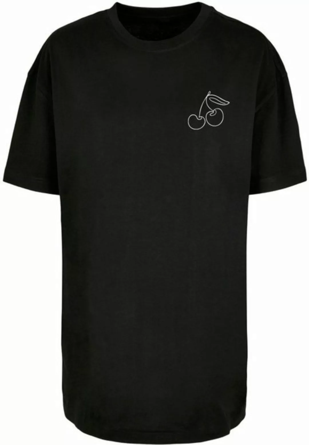 Merchcode T-Shirt Merchcode Damen Ladies Cherry Oversized Boyfriend Tee (1- günstig online kaufen