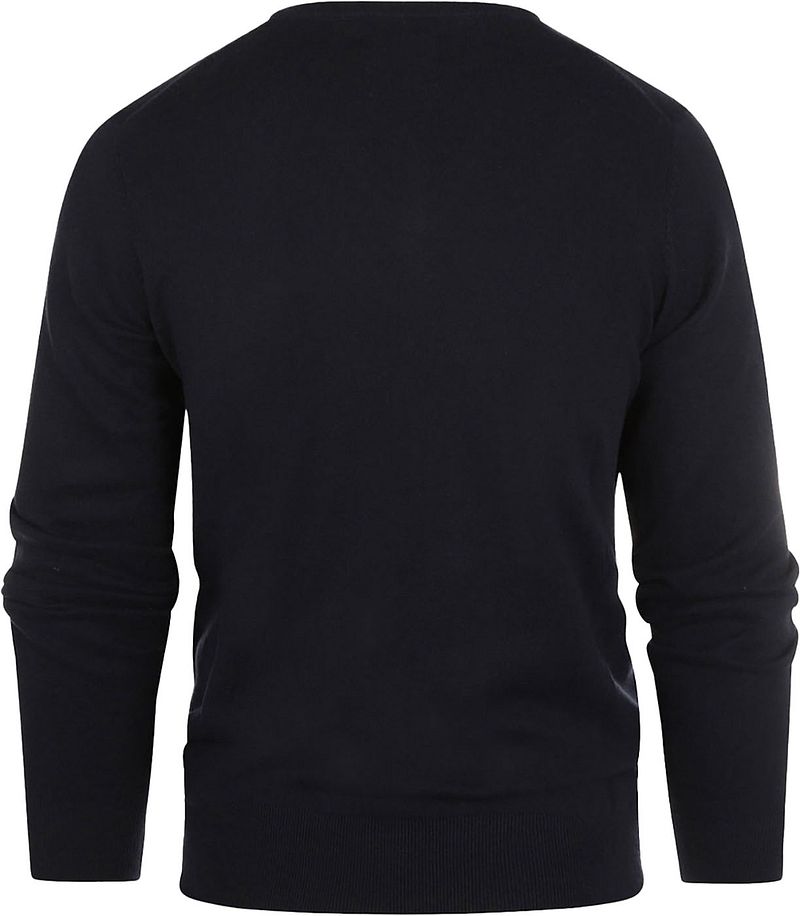 Steppin' Out Pullover Cotton Cashmere V-Ausschnitt Navy - Größe L günstig online kaufen