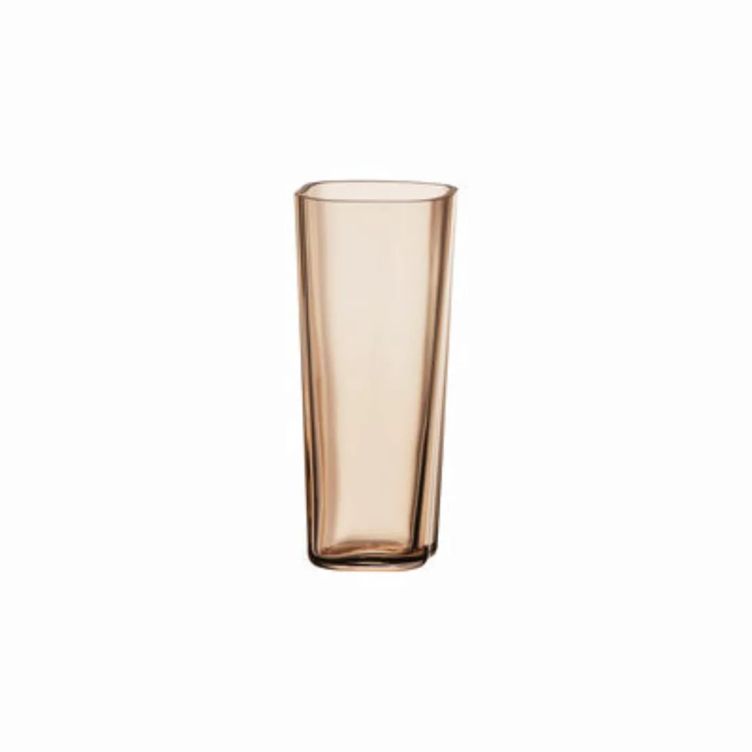 Vase Aalto glas braun / 7 x 7 x H 18 cm - Alvar Aalto, 1936 - Iittala - günstig online kaufen