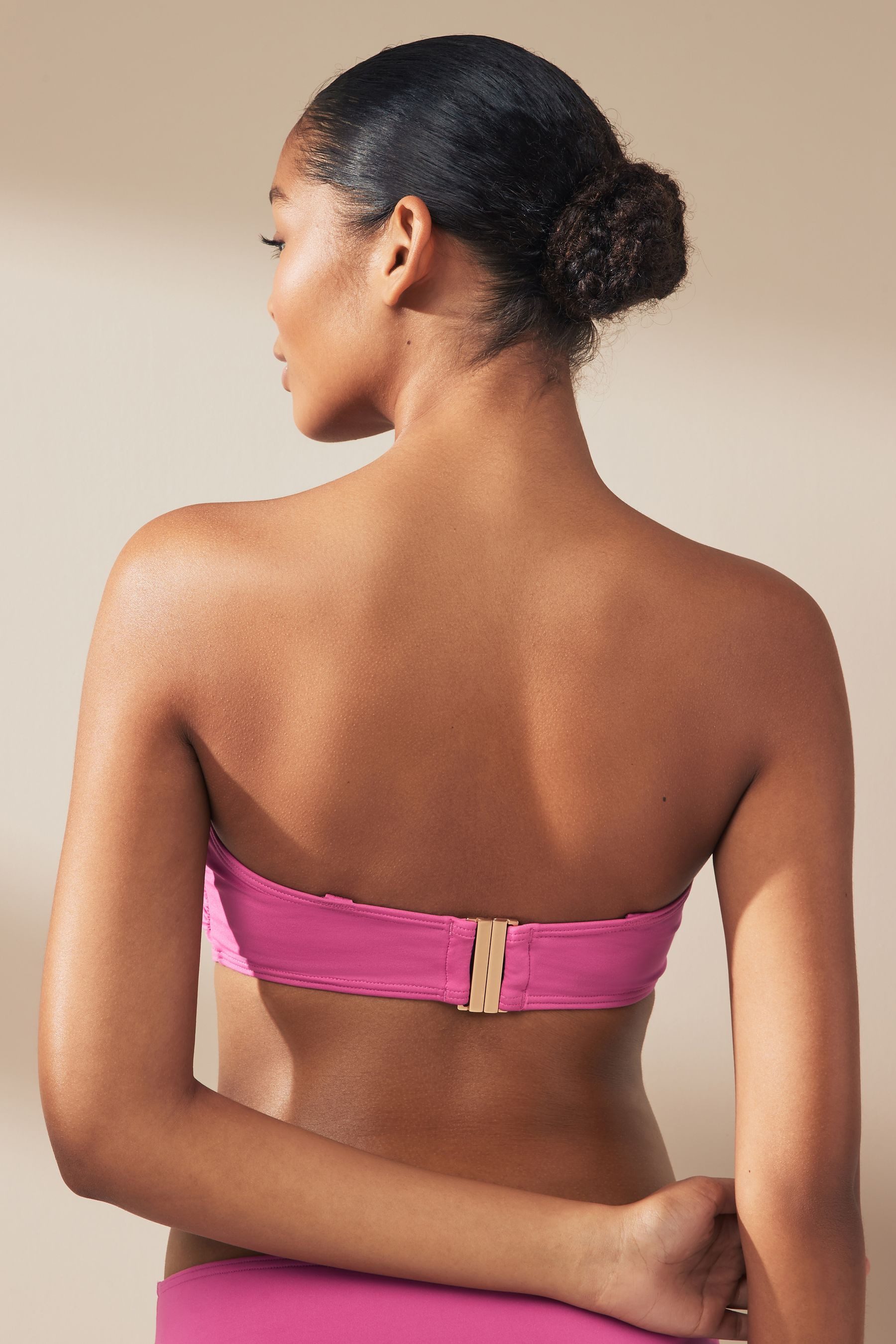 Next Bandeau-Bikini-Top Unwattierter, trägerloser Minimizer-Bikini, DD+ günstig online kaufen