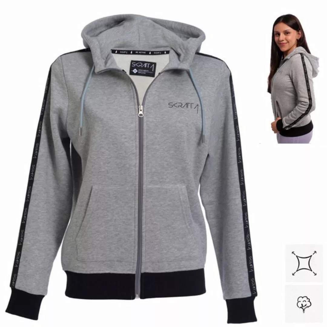 Skratta Strickfleecejacke Skratta - Kapuzenpullover Nova Damen Hoodie aus B günstig online kaufen