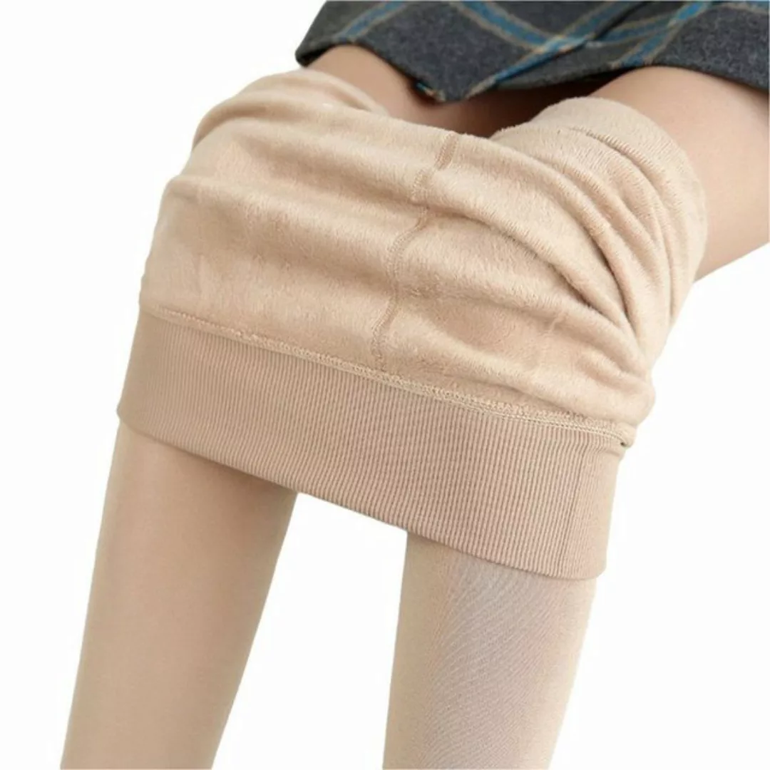 Torcarvh Thermoleggings Damen Thermo Strumpfhose Leggings mit Innenfleece günstig online kaufen