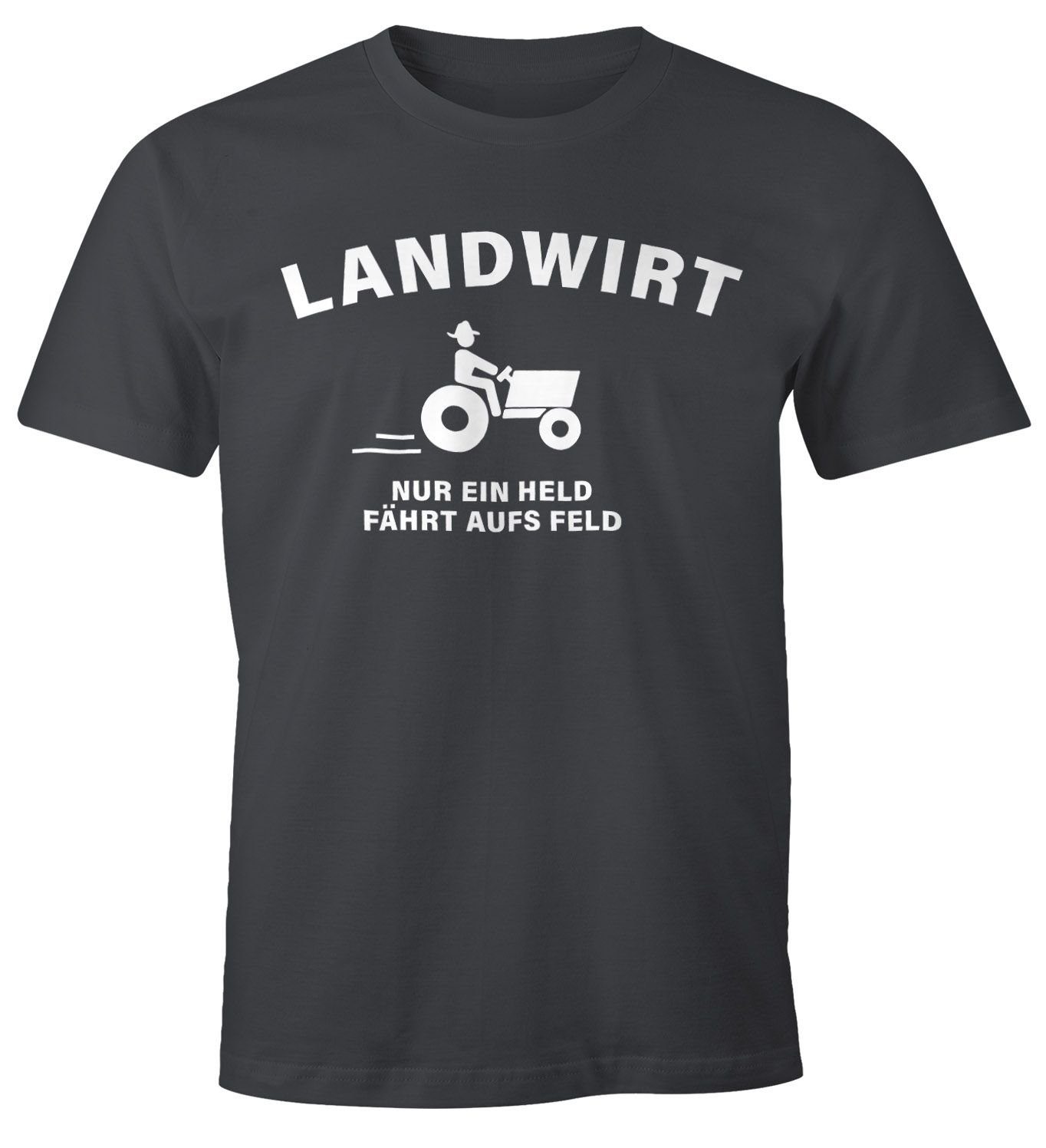 MoonWorks Print-Shirt Landwirt nur ein held günstig online kaufen