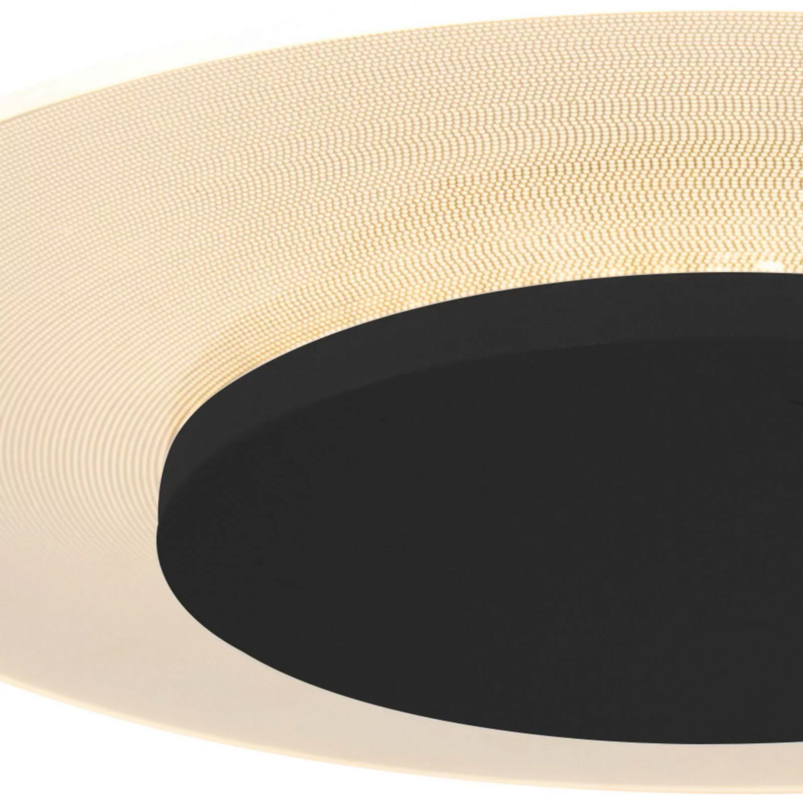 LED-Deckenleuchte Lido, schwarz, Ø 28cm günstig online kaufen