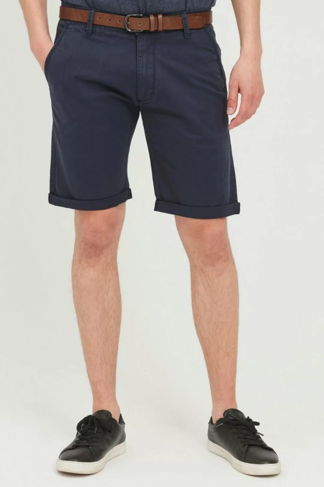 Indicode Chinoshorts IDTenefa Chino Shorts mit Gürtel günstig online kaufen