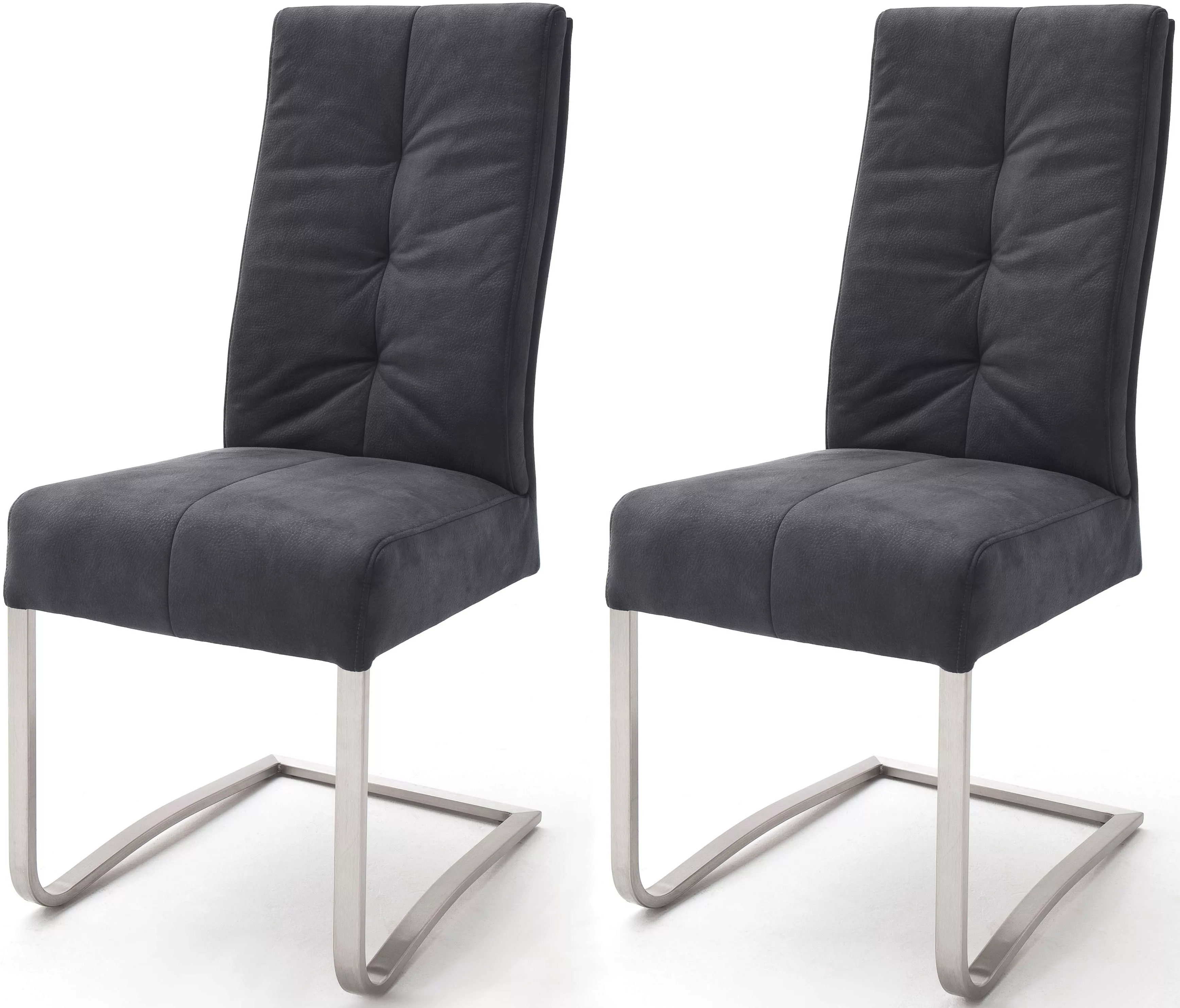 MCA furniture Esszimmerstuhl "Salva Schwingstuhl", (Set), 2 St., Microfaser günstig online kaufen
