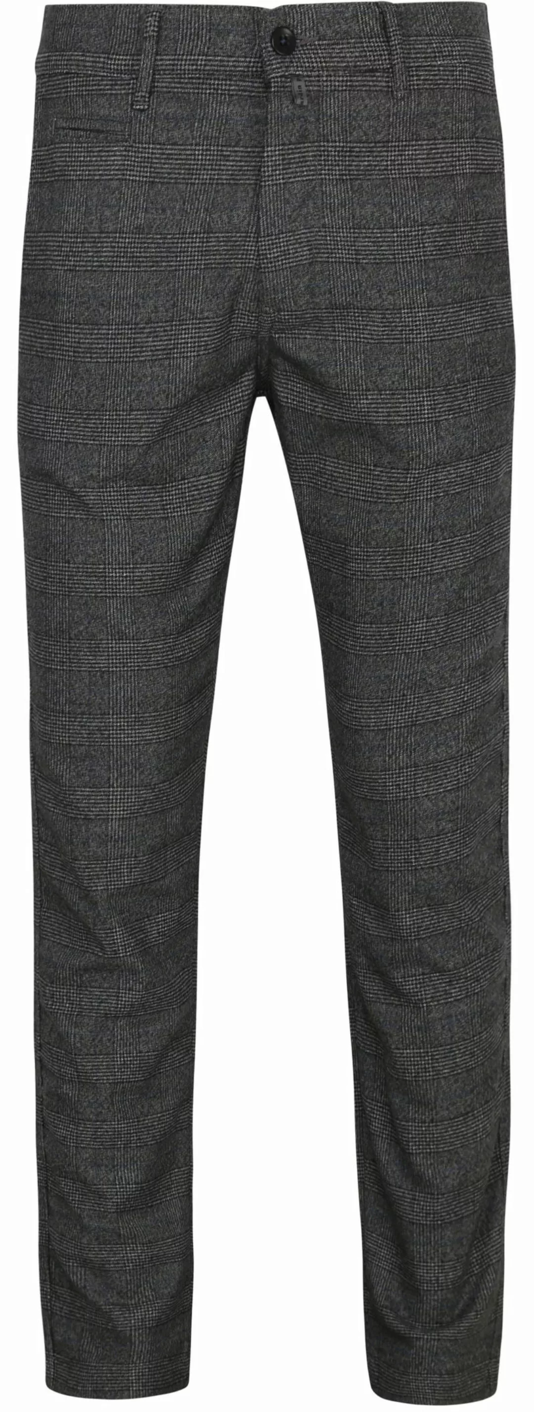 Pierre Cardin Lyon Hose kariert Grau - Größe W 31 - L 32 günstig online kaufen