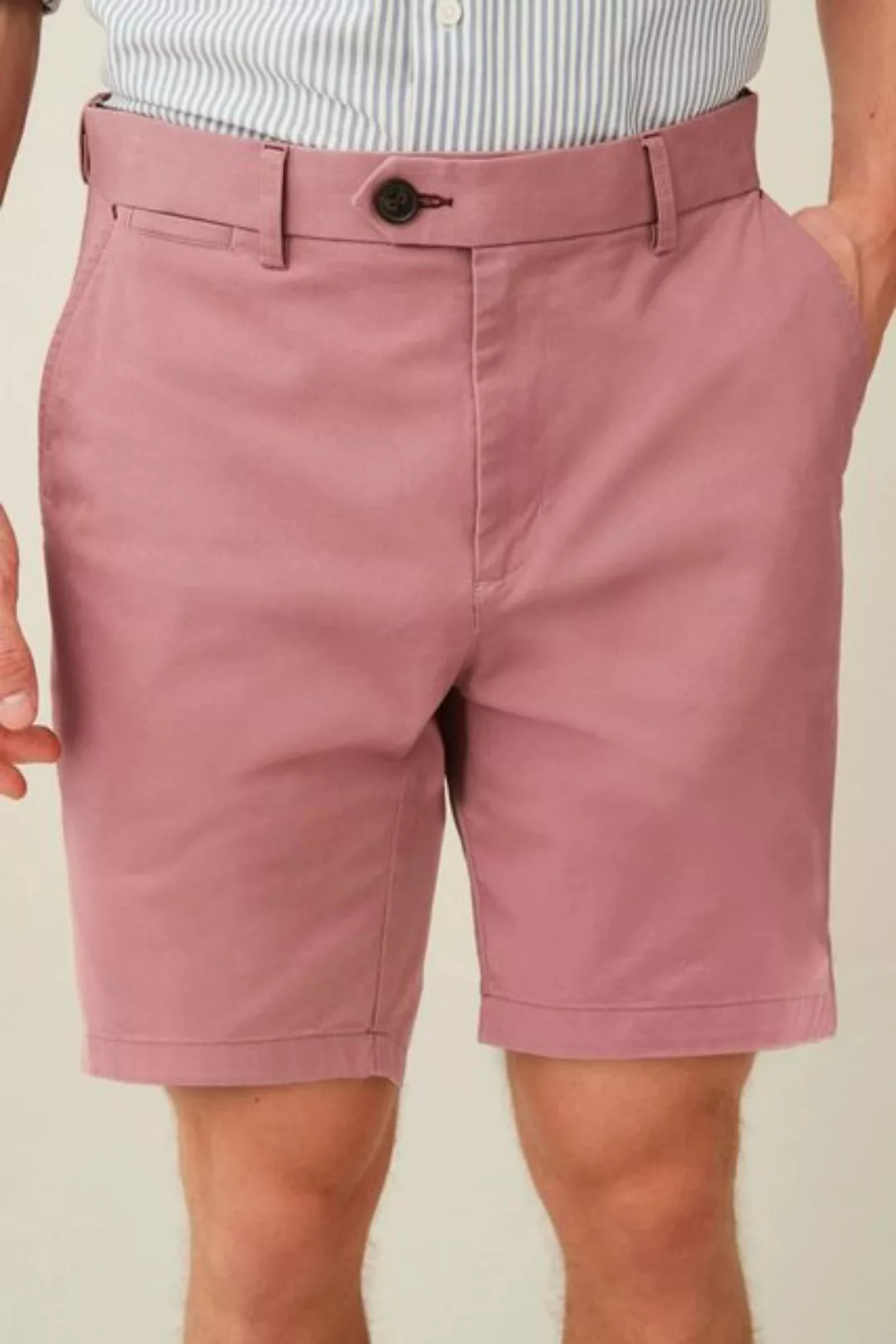 Next Chinoshorts Schicke Chino-Shorts mit Print (1-tlg) günstig online kaufen