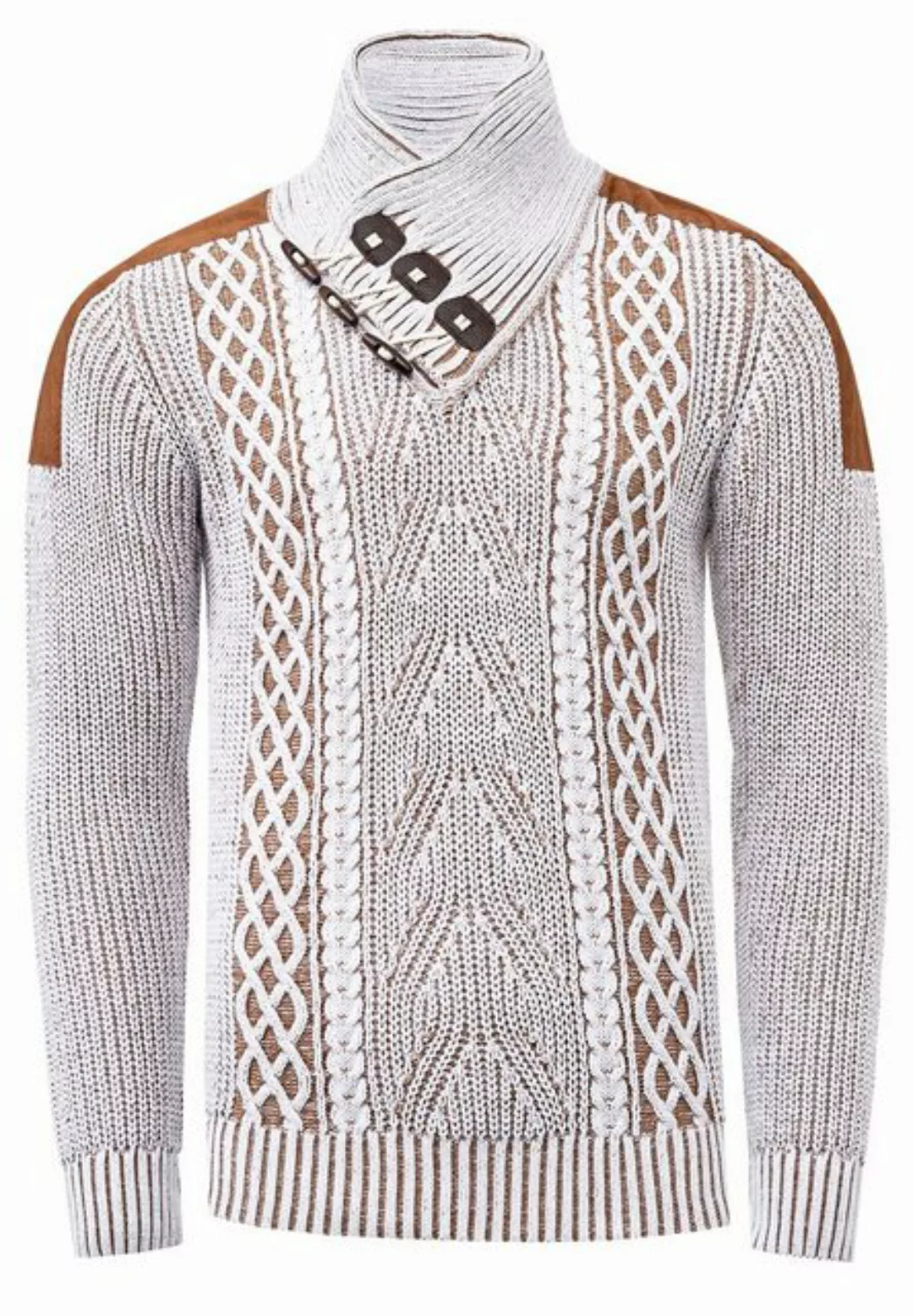 Rusty Neal Strickpullover, mit trendigem Strickmuster günstig online kaufen