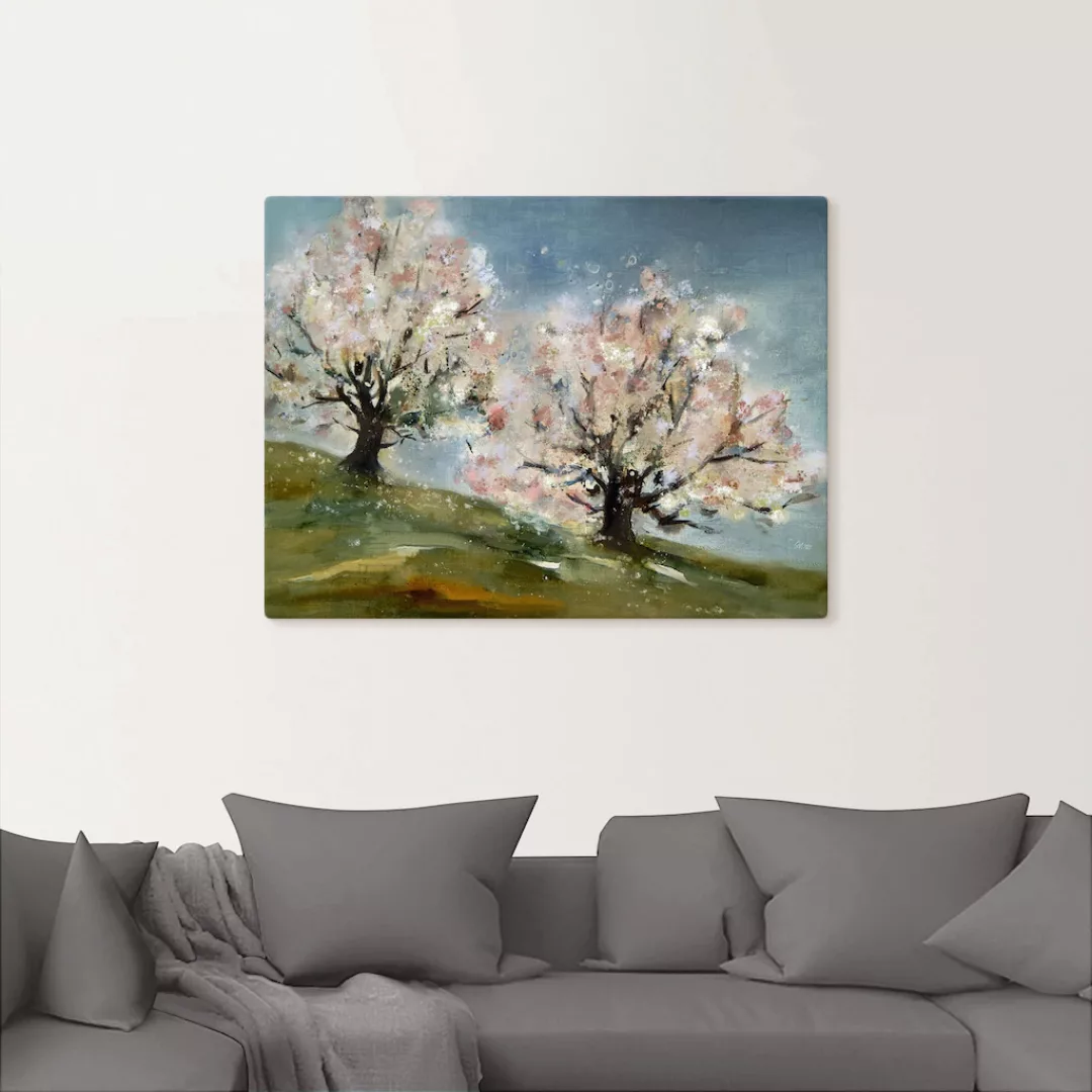Artland Leinwandbild "Frühling - Obstbaumblüte", Baumbilder, (1 St.), auf K günstig online kaufen