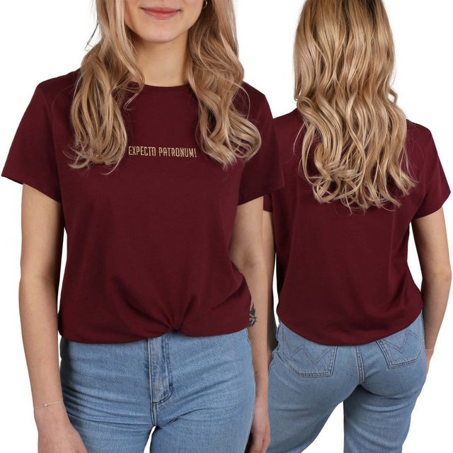 Sarcia.eu Kurzarmbluse Harry Potter T-Shirt für Damen, bordeauxrot, aus Bau günstig online kaufen