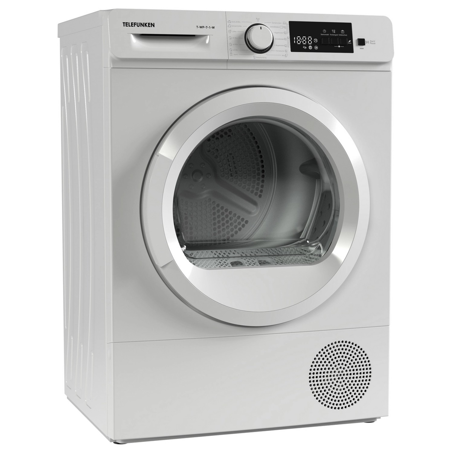 Telefunken Wärmepumpentrockner 7kg mit 15 Programmen Startzeitvorwahl Knitt günstig online kaufen