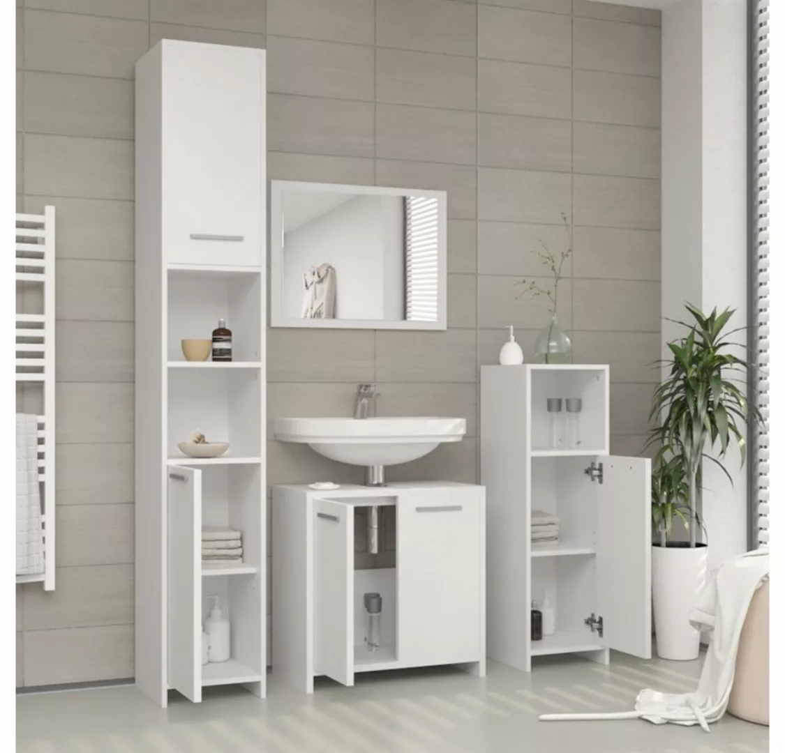 Vicco Midischrank Badezimmerschrank KIKO Weiß günstig online kaufen