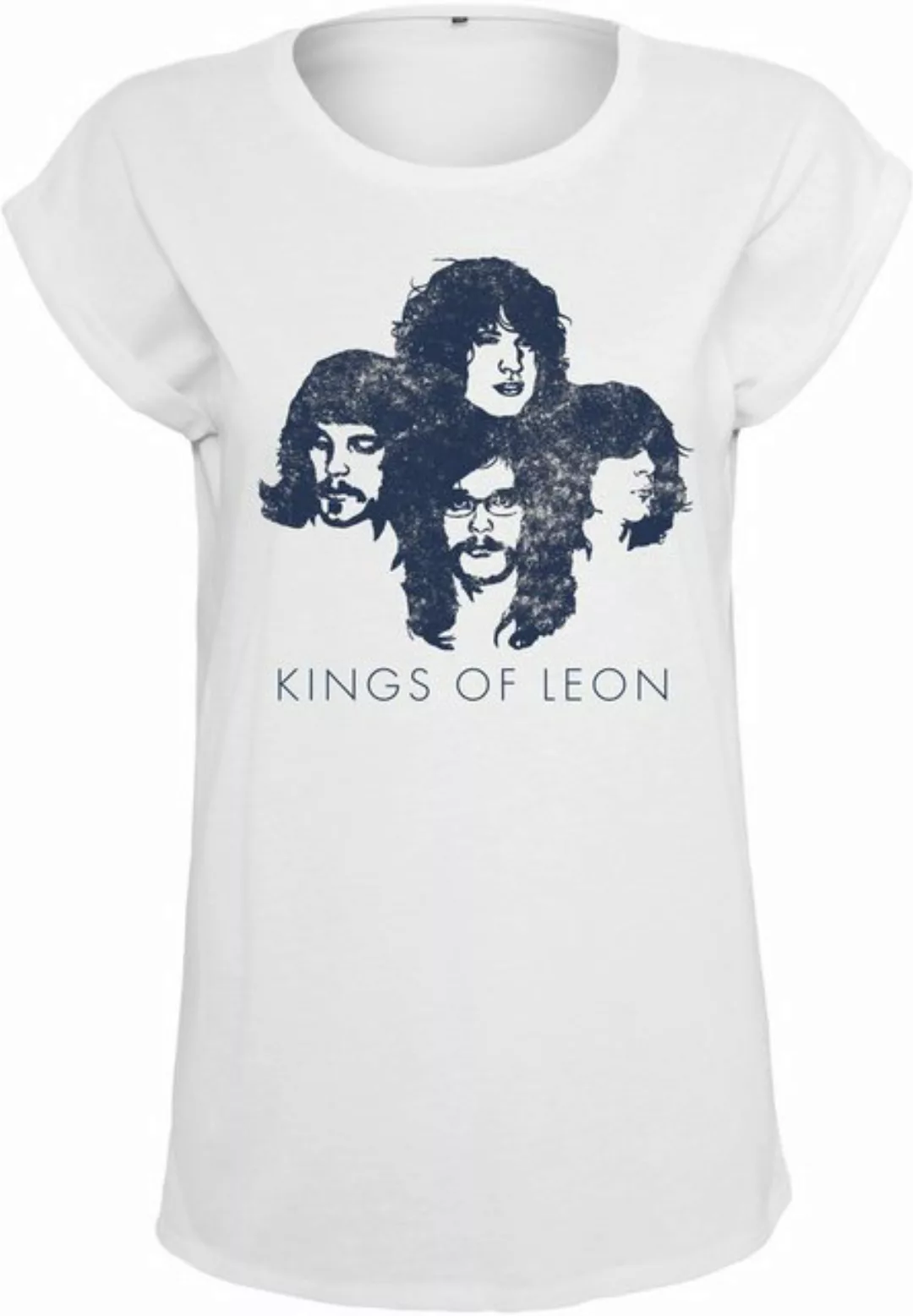 Merchcode T-Shirt Merchcode Damen Ladies Kings of Leon Silhouette Tee (1-tl günstig online kaufen