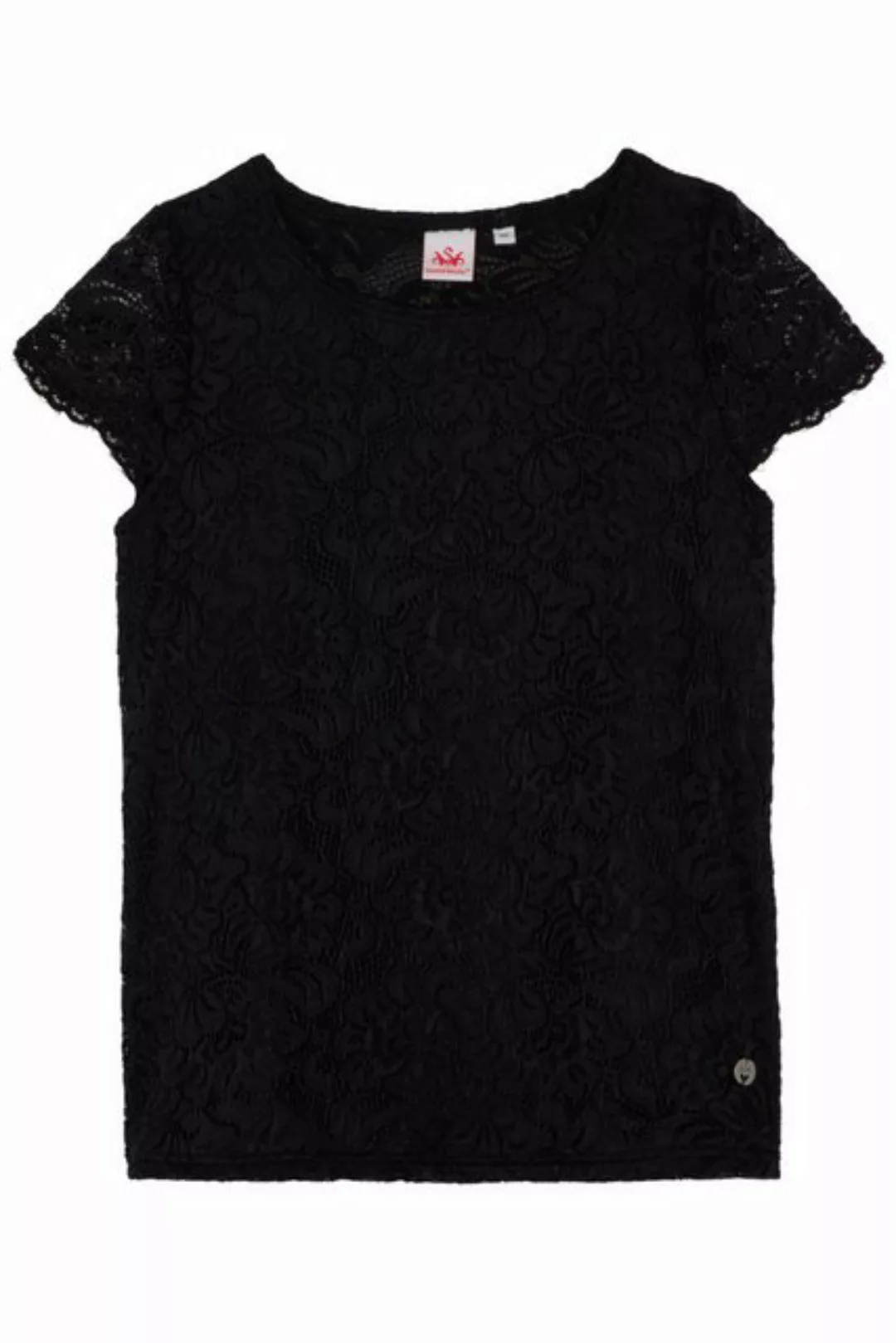 Spieth & Wensky Trachtenbluse Blusenshirt - DIVERIA - offweiß, schwarz günstig online kaufen