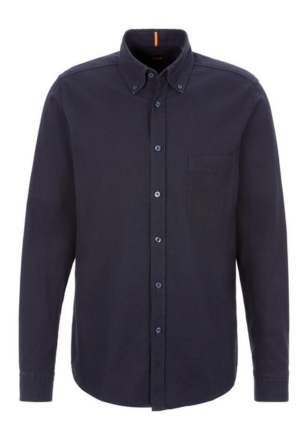 BOSS ORANGE Flanellhemd Rickert_M mit Button-down-Kragen günstig online kaufen