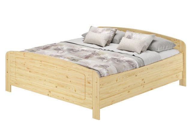 ERST-HOLZ Einzelbett Seniorenbett extra lang hoher Sitz massiv Kiefer 180x2 günstig online kaufen