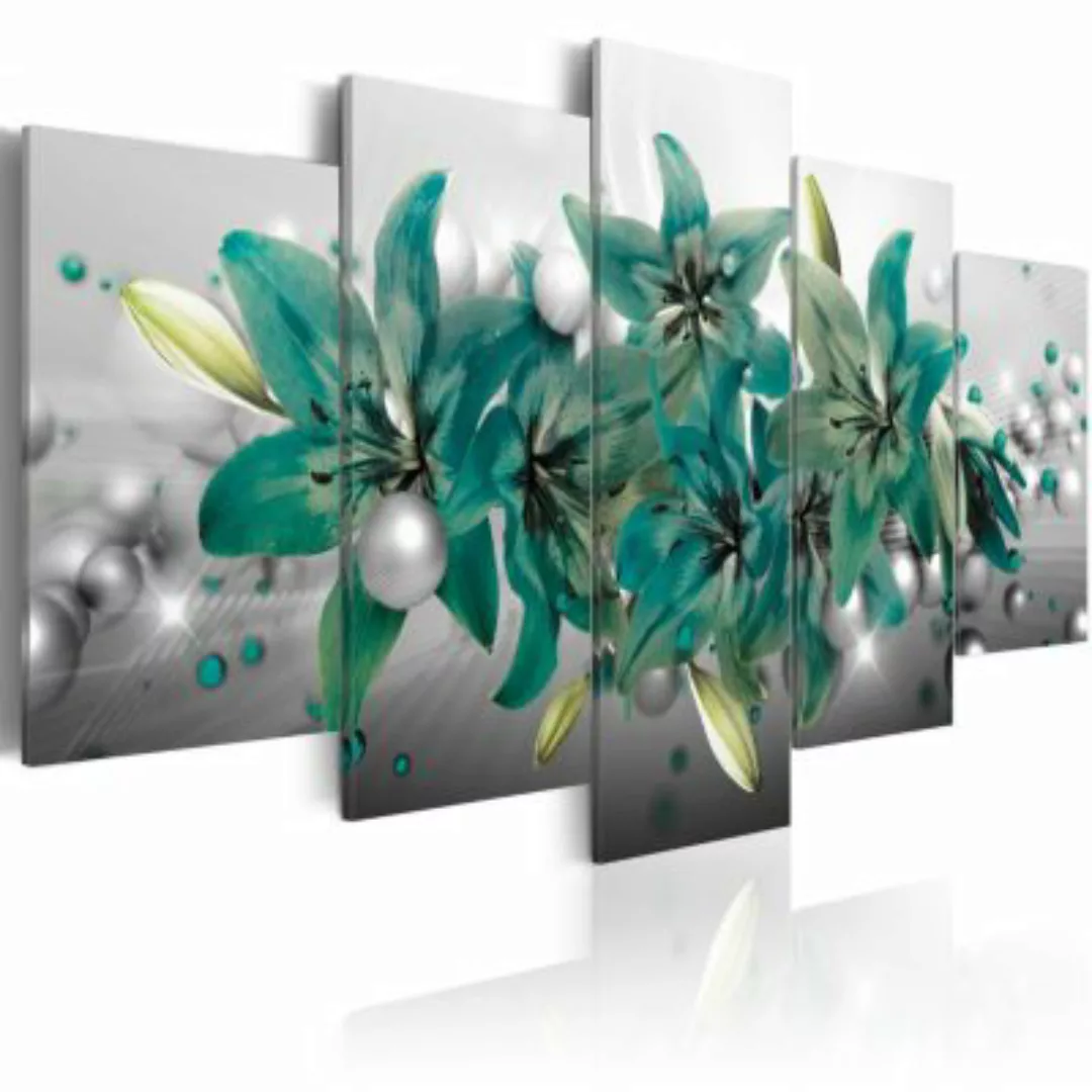 artgeist Wandbild Turquoise Bouquet mehrfarbig Gr. 200 x 100 günstig online kaufen