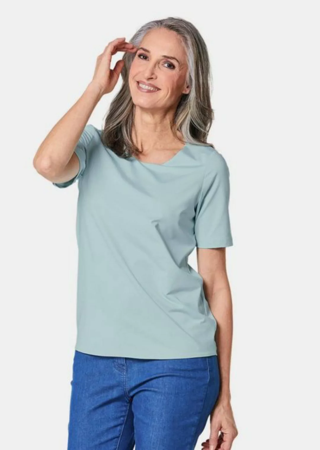 GOLDNER T-Shirt Kurzgröße: Gepflegtes Shirt in formstabiler Ware günstig online kaufen