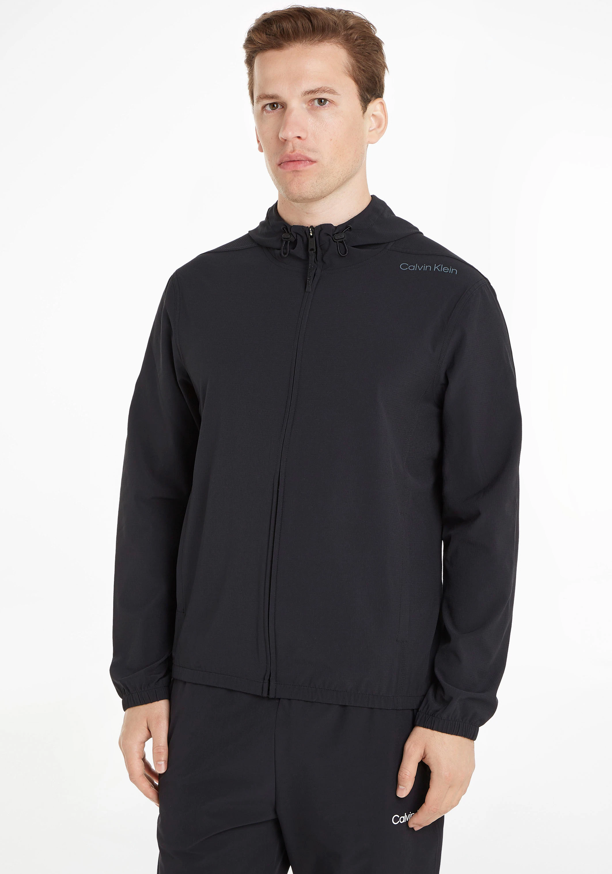 Calvin Klein Sport Outdoorjacke, mit Kapuze, mit Kapuze und Eingrifftaschen günstig online kaufen