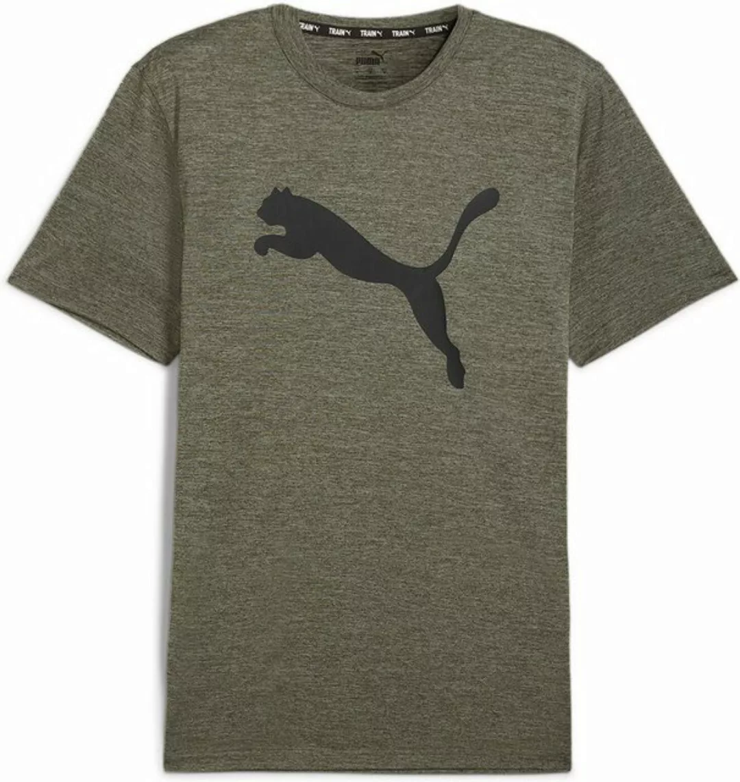 PUMA Kurzarmshirt TRAIN FAV HEATHER CAT TEE DARK OLIVE HEATHER günstig online kaufen