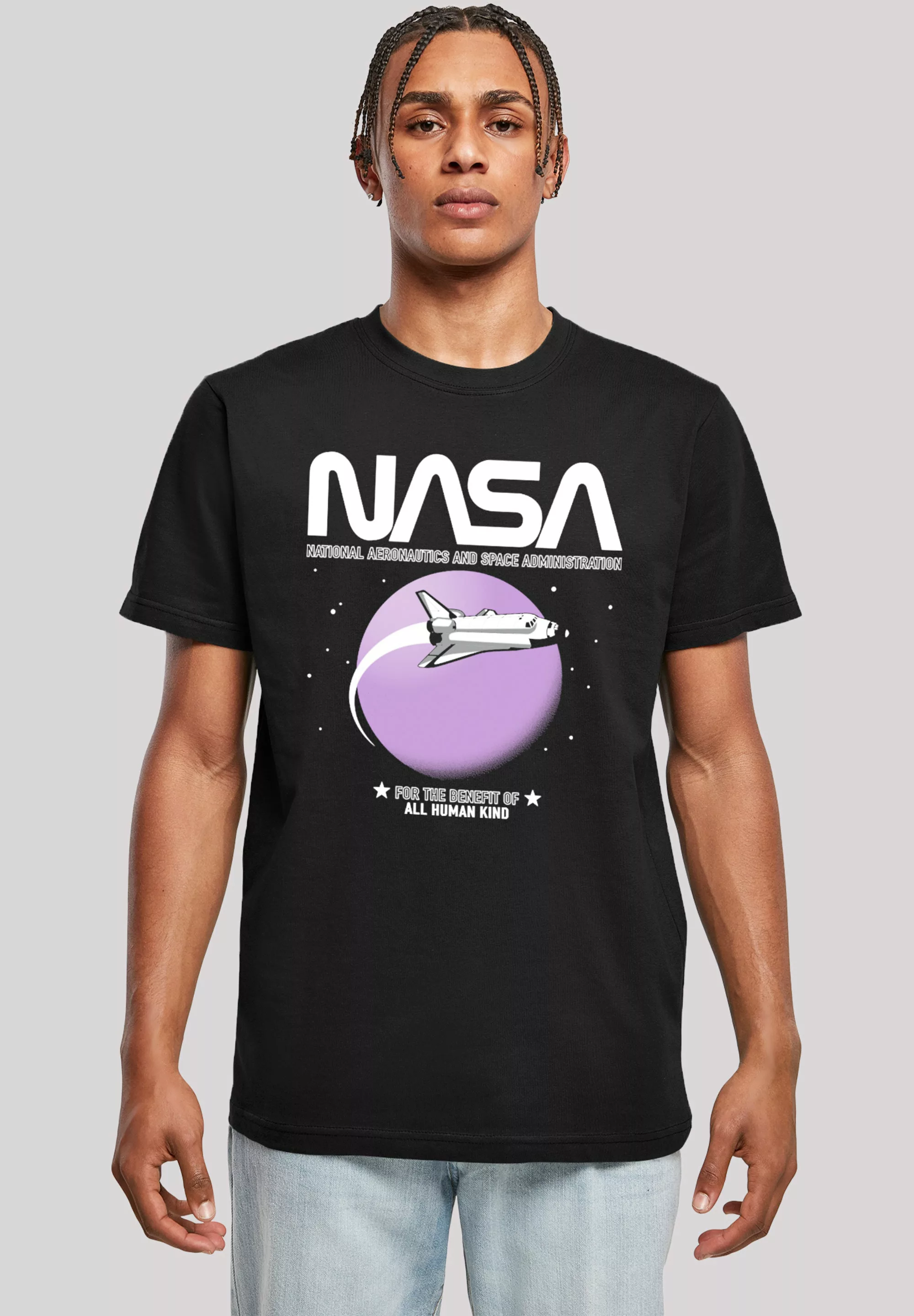 F4NT4STIC T-Shirt "NASA Shuttle Orbit", Herren,Premium Merch,Regular-Fit,Ba günstig online kaufen