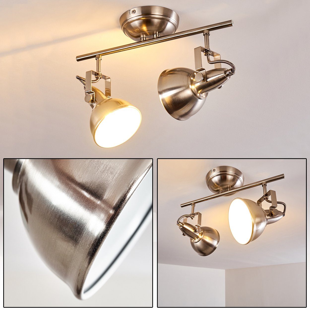 hofstein Deckenleuchte »Arazane« Deckenlampe aus Metall günstig online kaufen